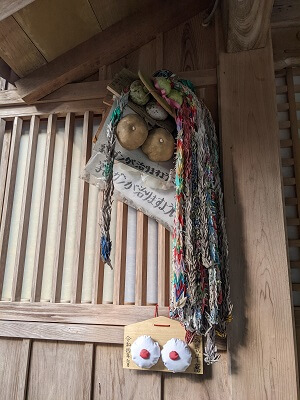 吉備津神社の乳がん平癒の絵馬